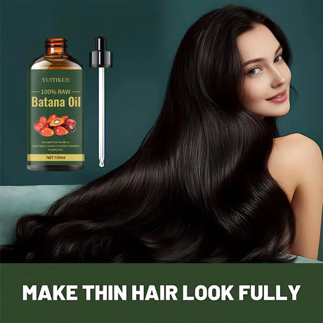 YUITIKUE 100% Pure Batana Oil 100ml - Moisturizes Scalp Strengthens Hair From Roots To Ends