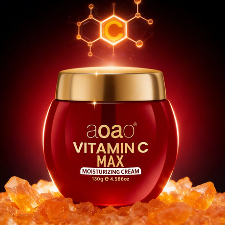 Vitamin C Cream Brighten Skin & Firm, Lock in Moisture for Day and Night Hydration.