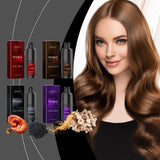 Herbal Hair Dye Shampoo Nourishing Repair Scalp Long Lasting Black Brown Red Puple Color Hair Color Shampoo Home Use Women Men