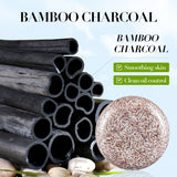 Bamboo Charcoal Shampoo Soap Anti Dandruff Anti Itching Deep Cleansing Hair Soap Lightening Strengthening Hair Roots Refreshing