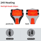 660Nm Red Light Heating Pad 162 Led Abdominal Massage Relieve Abdominal Pain Cold Uterus Menstrual Cramps Warm Care Support