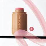 New Blush Stick 3-in-1 Cheek Lip Tinted Moistured Blush Stick Silky Brighten Blush Cream Blusher Cosmetics Tubes Matte Contour