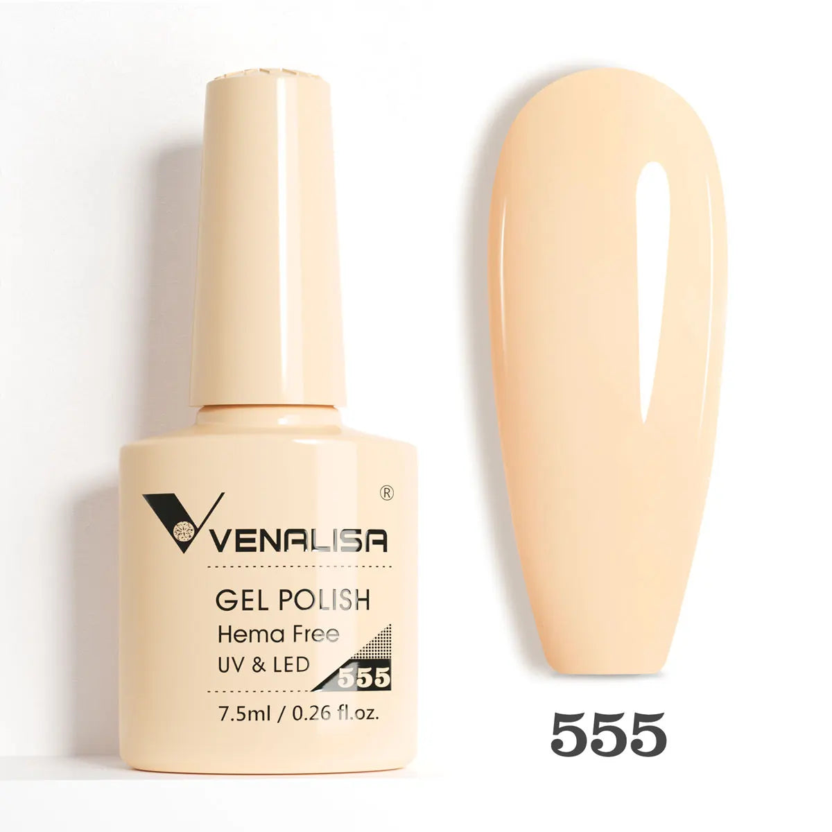 VIP5 Venalisa Nail Gel Polish Jelly Color HEMA/TPO FREE Nude Pink Semi Permanent Soak Off UVLED Gel Polish Sparkle Gel Varnish