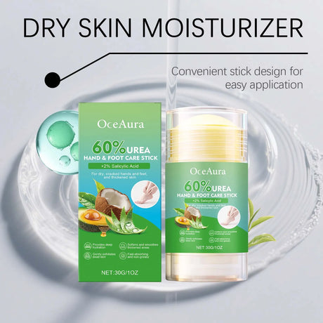 Hand and Foot Balm Stick with Beeswax for Dry Cracked Skin Soothing Repairing Rough Heels Hands Non Greasy Travel Size 30g