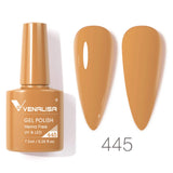 VIP5 Venalisa Nail Gel Polish Jelly Color HEMA/TPO FREE Nude Pink Semi Permanent Soak Off UVLED Gel Polish Sparkle Gel Varnish