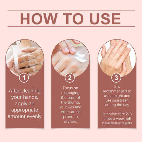 Retinol Hand Cream Firming Hand Lotion Retinol Moisturizer For Aging Dry Cracked Hands Hydrates & Soothes Dry Hands Non-Greasy