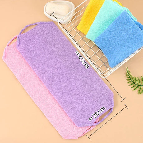 Beauty Skin Exfoliating Cloth Washcloth Japanese Body Wash Towel Nylon Bath Towel Skin Polishing Towel Body Back Scrubber Tool