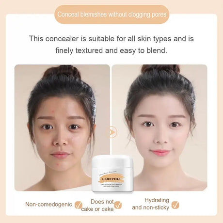 Waterproof Monochrome Concealers Perfectly Covers Scars Dark Spots And Tattoos Moisturizing Lasting Brightening Skin Care