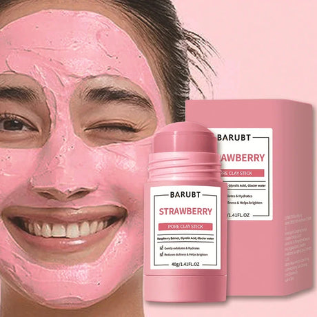 Alaska Volcano Mask Mugwort Cleansing Mask Stick Shrink Pores Acne Deep Blackhead Remover Facial Cleansing Moisturizing Mask 40g