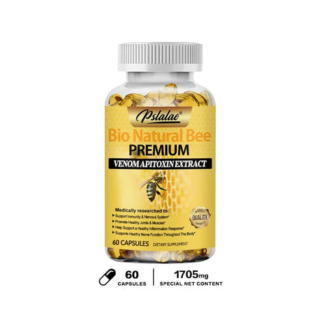Natural Bee Capsules - Relieves Joint Pain and Stiffness, Promotes Bone Health, for Immunity and Anti-oxidation