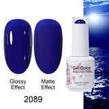 Clou Beaute Gel Nail Polish Neon Brown Royal Blue Red Green Pastal Nude Nail Art Varnishes Gel Lacquer Top Coat UV Gel Nail