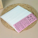 20/100pcs Deluxe Hair Removal Wax Strips Kit - Easy to Use, Disposable, Gentle on Skin, Painless Depilatory Wax Papers for Face