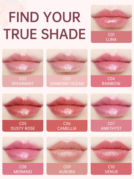 CATKIN Tinted Lip Balm Color Changing Lipstick Ultra Hydrating Natural Lip Moistrurizer with Vitamin E Nourishing For Cracked &