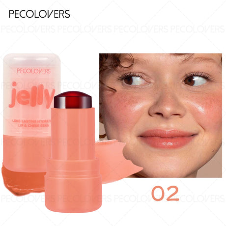 1PC Natural Soft, Long-lasting Jelly Blush - Gloss, Versatile, High Color Rendering, Suitable for Festival and Stage Makeup