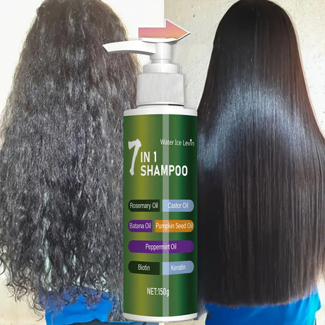 7-in-1 Shampoo, Rich in Foam and Easy to Rinse, Removes Dandruff, Reduces Hair Breakage, Long-Lasting Oil Control, Super Volumizing, Strengthens Hair, Repairs Split Ends, Makes Hair Thicker and Softer