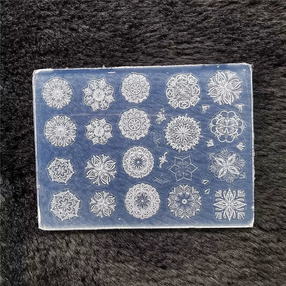 1pc Butterfly Sweater Snowflake 3D Acrylic Mold  Photo Frame  Silicone  Nail Art   Nails DIY  Nail Art Templates Nails  Mold