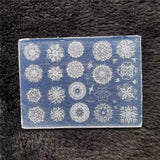 1pc Butterfly Sweater Snowflake 3D Acrylic Mold  Photo Frame  Silicone  Nail Art   Nails DIY  Nail Art Templates Nails  Mold