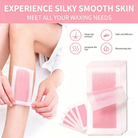 10/20/30/50 Pcs Depilatory Wax Strips For Hair Removal Wax Paper Cold Wax Strips Paper For Face Neck Arm Leg Body Beauty Tools
