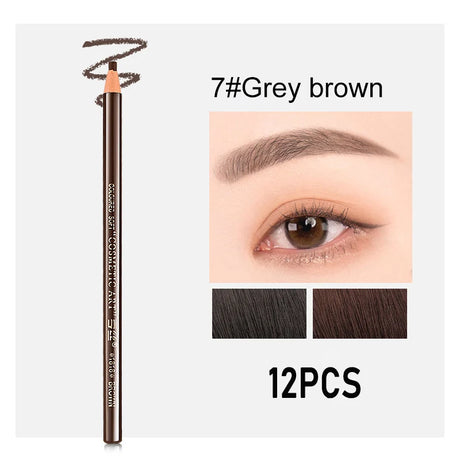 Waterproof Eyebrows Pencil Microblading Peel Off Pull Roll Paper Eyebrow Pencil Set Permanent Makeup Dermatograph Pencil