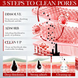 5pcs SADOER Strawberry Face Mask Mud Masks Facial Moisturizing Blackhead Removal Clay Skin Care Products