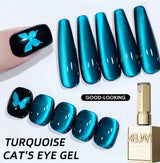 XEIJAYI 15ML Cat Eye Nail Polish Gel Phototherapeutic Gel Soak Off Nail Magnetic Gel Polish Nail Art DlY For Salon At Home