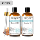 EUQEE 3.38FI.Oz. Aromatherapy Essential Oil For Reed Diffuser Humidifier-100ml Vanilla Lavender Cinnamon Lemon Essential Oils