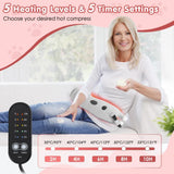 Cute Cat Electric Heating Pad for Period Cramps Soft Plush Stuffed Animal Design Portable USB Powered Heat Pad Gifts for Women