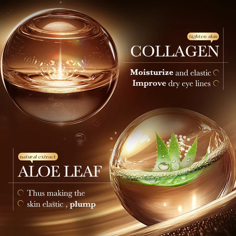 60pcs SADOER Caffeine Eye Mask Anti Dark Circles Firming Moisturizing Wrinkles Anti-aging Hydrating Seaweed Patches