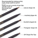 1pcs Long-lasting Waterproof Eyebrow Pencil Off with Brush Microblading Permanent Makeup Tools Pull Cord Peel-off Brow Pencil