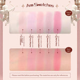 Flower Knows Strawberry Rococo Blush 02 Embossed Blush Face Makeup Matte Shimmer Waterproof Natural Nude Brightening Cheek