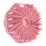 Bath Soft Silicone Back Brush Bath Shower Sponge Scrubbing Brush with Handle Exfoliating Scrub Skin Massager Exfoliating Brushes