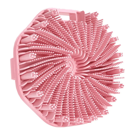 Bath Soft Silicone Back Brush Bath Shower Sponge Scrubbing Brush with Handle Exfoliating Scrub Skin Massager Exfoliating Brushes