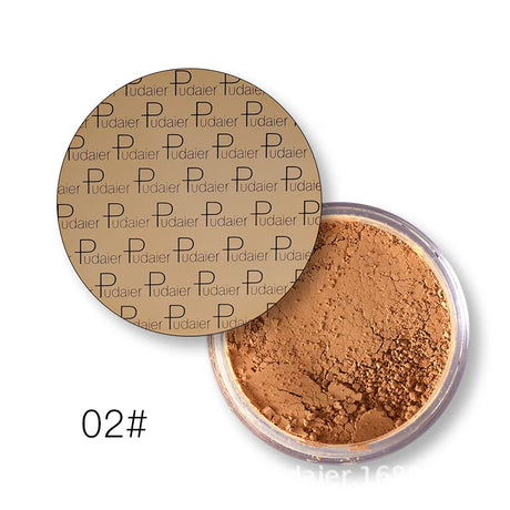8 Color Long-Lasting Oil Control Matte Loose Face Powder - Invisible, -Matte Finishing Powder For Setting Foundation Makeup
