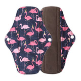 Washable Menstrual Pad Panty Liner Reusable Cloth Sanitary pad Hygienic and Soft Washable Charcoal Menstrual