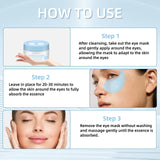 60pcs  Retinol Collagen Eye Mask Anti Dark Circles Directed Against Eye Bags Moisturizing Lifting Firming Eye Patches Skin Care