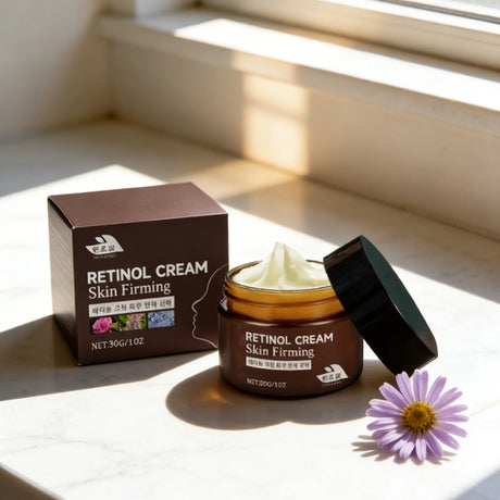 Hanchobit Retinol Cream Botanical Extracts Diminish Fine Lines Improve Skin Texture Gentle Deep Moisturizing Skin Firming Cream