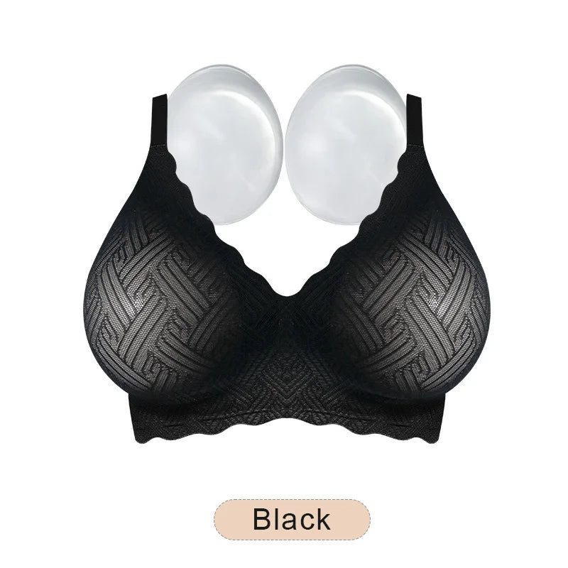 LERVANLA Artificial Silicone Breasts Forms Pads Fake Boobs Chest Women's Silicone Underwear Eexy Breast Padded Bra Becomes Big
