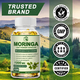 Moringa Extract Capsule Anti Stress Improve Sleep Enhance immunity Antioxidant - 60/120 Capsules