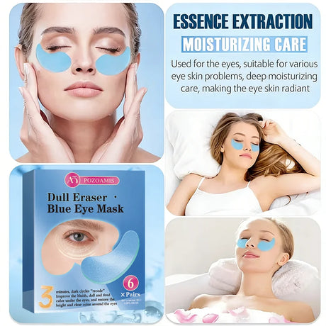 12 pcs Eye mask, eye facial mask, designed to moisturize and care the skin around the eyes, powerfully moisturize, deeply moist