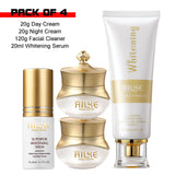 AILKE Whitening Anti-wrinkle Freckle Face Cream With Collagen Hyaluronic Acid Rose Skin Care Women Korean Facial Moisturizer Set