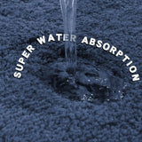 Water absorbtion anti slip bathroom mat thickened bathroom carpet long hair carpet machine washable durable toilet mat