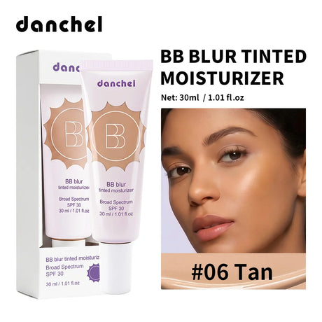  BB Blur Tinted Moisturizer 12h Natural Matte Finish  Medium Coverage SPF30 Sun Protection Evens Skin Texture Blurring Cream