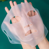3D Silicone Face Mask Women Skin Care Moisturizing Lifting Firming Anti Wrinkle Reusable Gel Sheet Mask Facial Skin Care Tool