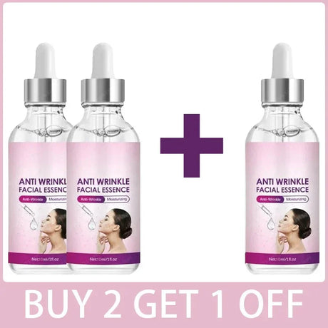 Collagen Pepide& Arginine Anti Wrinkle Facial Serum Moisturizing & Repairing Skin Fine Lines Eyes Crow's Feet Neck Wrinkles
