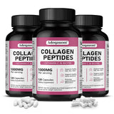 Multi Collagen Peptides Capsules with Vitamin C, Biotin, Support Skin Hair Nail Joint Bone Digestion & Intestinal Wellness
