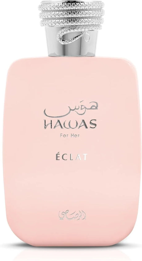 Rasasi Hawas Eclat for Women Eau de Parfum Spray, 3.4oz, Floral Fruity Perfume