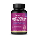 Multi Collagen Capsules, Type I/II/III/V/X Hydrolyzed Collagen Peptides, Support Skin Hair Nail, Joint & Gut Digestion Health