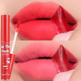 Peel-off Lip Gloss Waterproof Long Lasting Non-Stick Cup Beauty Red Lipstick Matte Rose Tear-off Liquid Tattoo Lip Stain Make Up