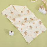 25x50cm Baby Six-layer Pure Cotton Gauze Small Towel Face Towel Square Towel Mouth Towel Baby Washcloth