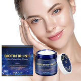 10‑in‑1 Biotin Anti‑Aging Facial Restoration Cream, Deep Smoothing Moisturizer, Nourish Repair Rough Dull Skin for Face Neck